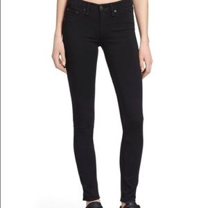 Rag and Bone Jean Legging Distressed Charcoal Skinny Jean Size 30